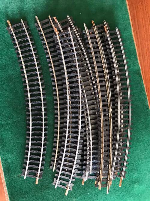CURVED TRACK-10 SOLD TOGETHER