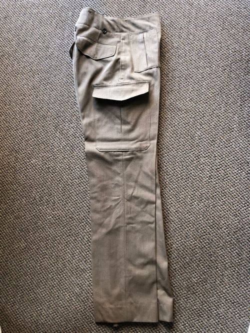 BUNNY JACKET SIZE MEDIUM TO LARGE-MEASURES 60 CM ARMPIT TO ARMPIT-TROUSERS (DAMAGED) SIZE 34 WITH PI