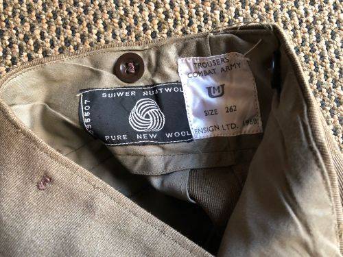 BUNNY JACKET SIZE MEDIUM TO LARGE-MEASURES 60 CM ARMPIT TO ARMPIT-TROUSERS (DAMAGED) SIZE 34 WITH PI