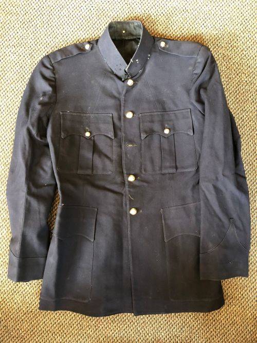 RHODESIA BSAP BLUES-JACKET AND TROUSERS-THE JACKET A SIZE MEDIUM-MEASURES 50 CM ARMPIT TO ARMPIT-THE