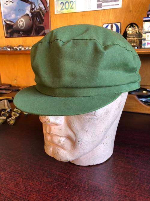 BORDER WAR PERIOD OLIVE GREEN CHINESE MILITARY CAP-SAME TYPE ISSUED TO AND WORN BY UNITA IN ANGOLA-V