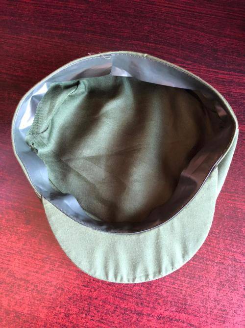BORDER WAR PERIOD OLIVE GREEN CHINESE MILITARY CAP-SAME TYPE ISSUED TO AND WORN BY UNITA IN ANGOLA-V
