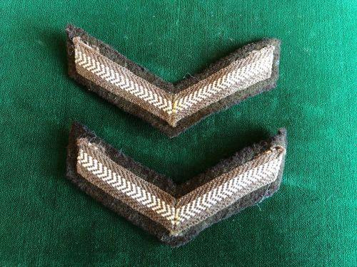 SADF LANCE CORPORAL RANKS-WORN FROM 1970`S PAIR