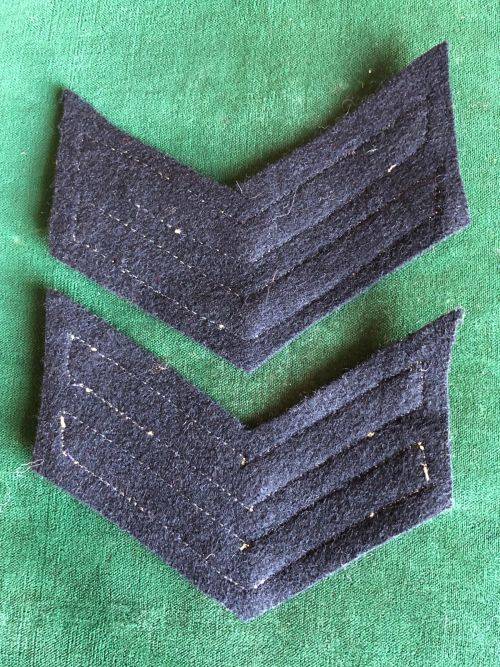 RANK INSIGNIA CORPORAL/SENIOR WARDEN- 1960`S-80