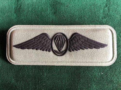 SA PARABAT INSTRUCTOR WING-COMBAT DRESS- 2 PINS- TUPPERIZED