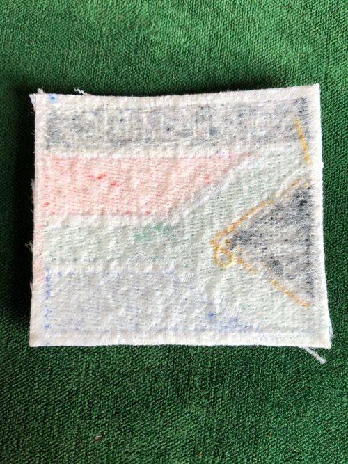 South African Flag Embroidered Patch - 53mm x 47mm