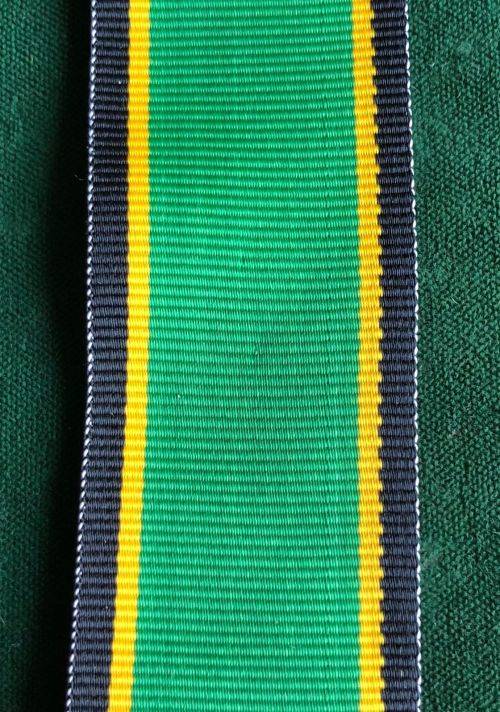 FULL SIZE APLA GOLD SERVICE MEDAL RIBBON  FOR 30 YEARS SERVICE