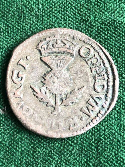 SILVER SCOTLAND JAMES VI (1567-1625) COIN-DIAMETER 23MM-WEIGHT 2,3 G