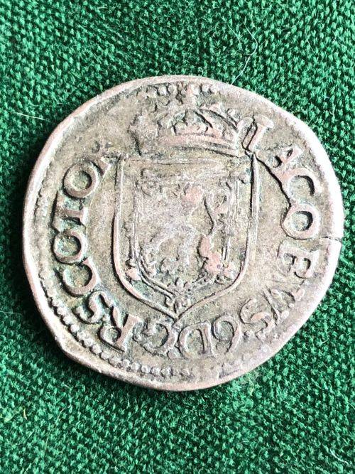 SILVER SCOTLAND JAMES VI (1567-1625) COIN-DIAMETER 23MM-WEIGHT 2,3 G