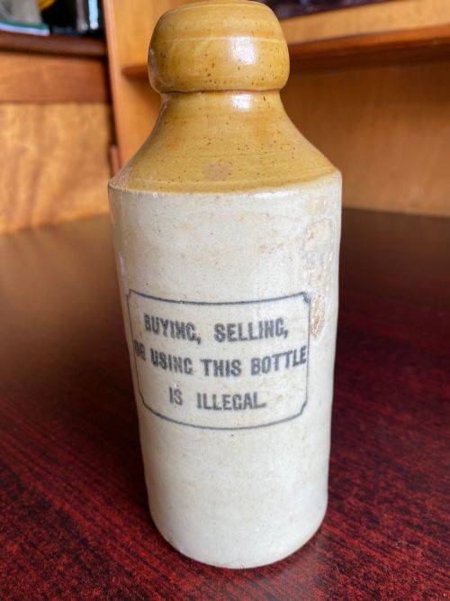 J. MEGREGORS-PORT ELIZABETH GINGER BEER BOTTLE-VERY GOOD CONDITION WITH NO DAMAGE
