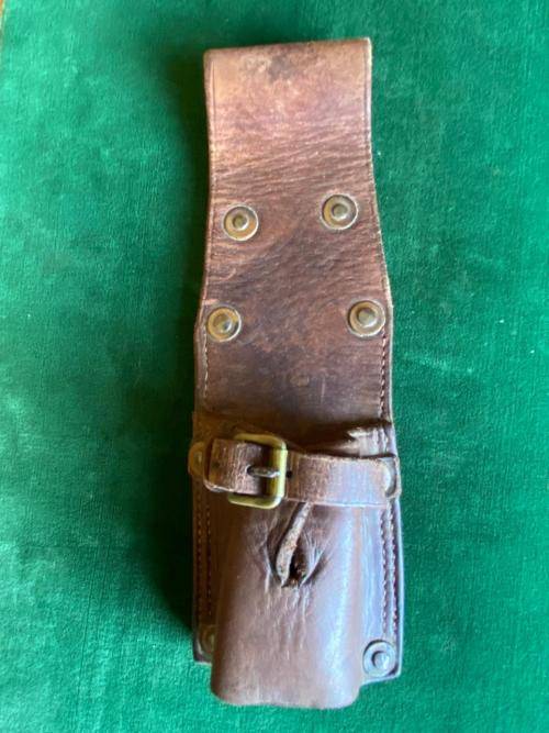 SOUTH AFRICAN LEATHER FROG FOR THE NO 1 BAYONET