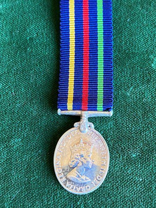 MINIATURE CIVIL DEFENCE LONG SERVICE MEDAL 1961