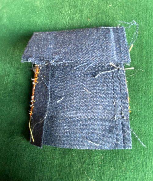 RHODESIA AIR FORCE AIR COMMODORE-GOLD BRAID SEWN ON NAVY CLOTH,MESS DRESS RANK