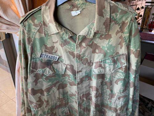 POLICE TASK FORCE-2ND PATTERN CAMO JACKET-SIZE LARGE-MEASURES 58 CM ARMPIT TO ARMPIT-LABELLED AND DA