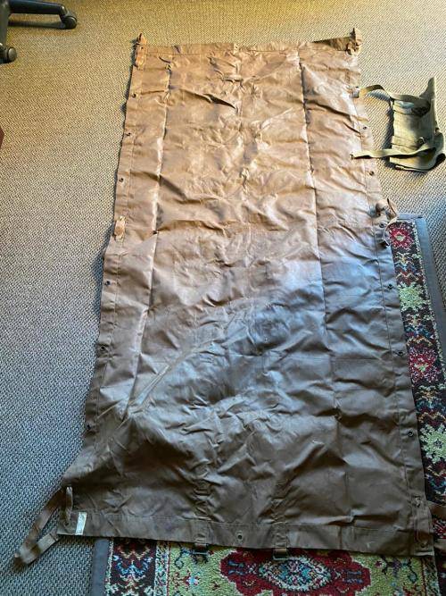 SADF PERIOD GROUNDSHEET (ALSO USED FOR STRETCHER ) AND COVER