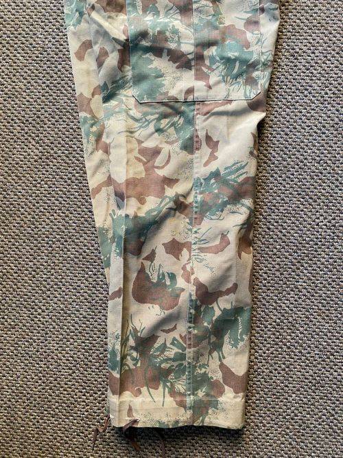 POLICE TASK FORCE-2ND PATTERN CAMO TROUSERS -SIZE 34-PIPE LENGTH 77CM-GOOD CONDITION WITHOUT DAMAGE