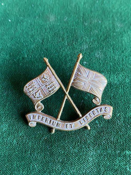IMPERIAL LIGHT HORSE,GILDING METAL CAP BADGE-WORN 1913-65- 2 LUGS
