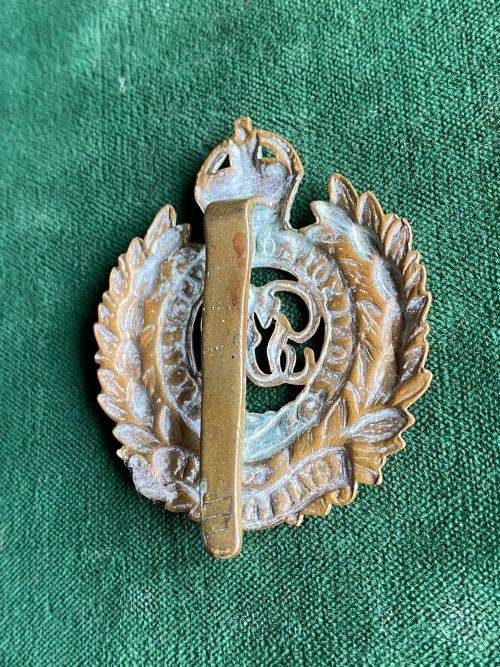 ROYAL ENGINEERS CAP BADGE 1914-18-SLIDER