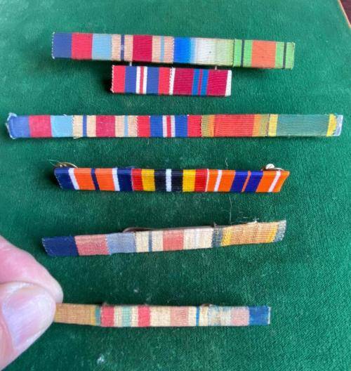 SELECTION OF MEDAL BARS- 6 IN TOTAL