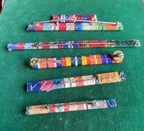 SELECTION OF MEDAL BARS- 6 IN TOTAL