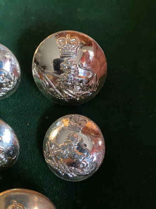 SELECTION OF 5 RHODESIAN BUTTONS-SOLD TOGETHER