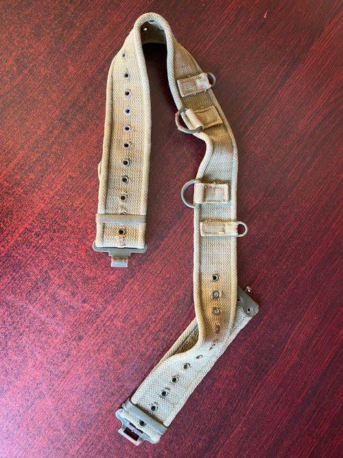 RHODESIAN PATTERN 63 WEBBING BELT-EXTENDED LENGTH 118 CM