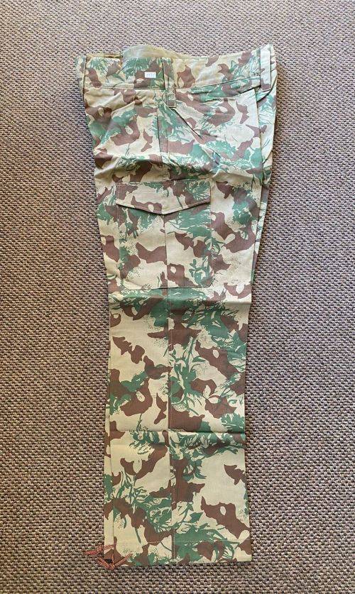 POLICE TASK FORCE 2ND PATTERN CAMO TROUSERS-SIZE 36-LABELLED-PIPE LENGTH 78CM-CONDITION NEW-NEVER W