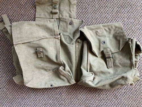 RHODESIA PATTERN 63 KIDNEY POUCHES-ALL CLIPS AND STRAPS CDOMPLETE