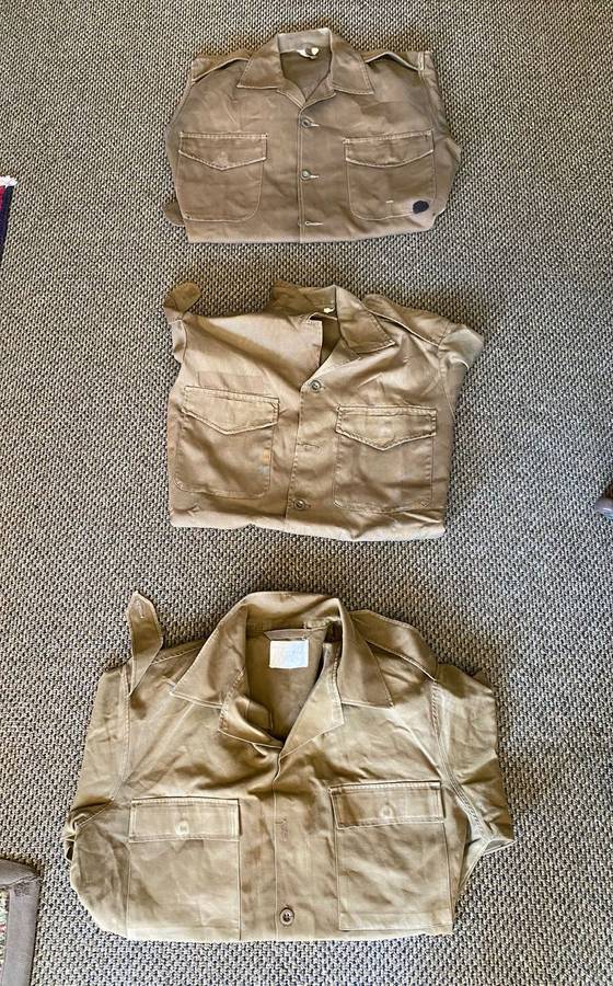 SADF PERIOD NUTRIA SHIRTS-2X LONG SLEEVE-SIZE MEDIUM TO LARGE-1X SHORT SLEEVE-SIZE SMALL
