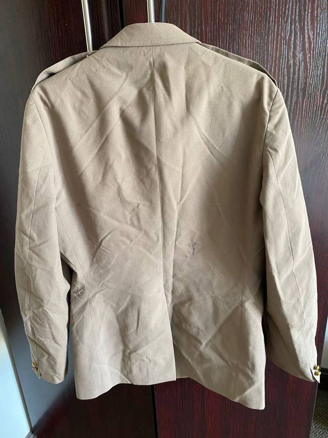 SA MEDICAL CORPS STEP OUT JACKET-SIZE SMALL-MEASURES 46 CM ARMPIT TO ARMPIT