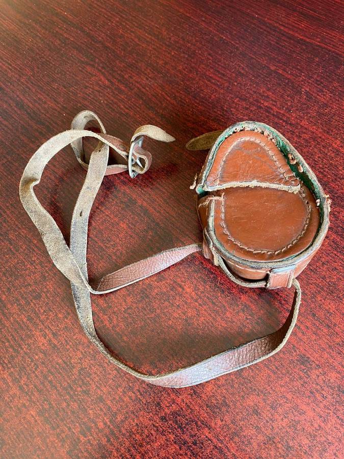 LEATHER COMPASS HOLDER