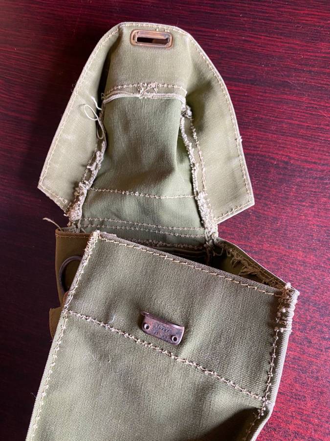 RHODESIAN USED POUCH AS IT CAME WITH RHODIE KIT- POSSIBLE BRITISH MADE