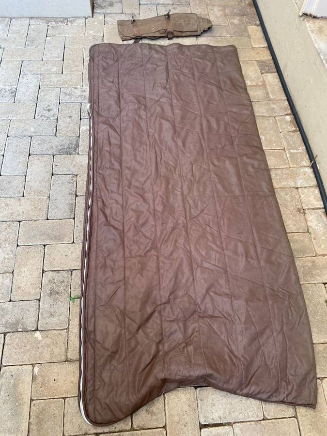 SLEEPING BAG WITH GROUND SHEET