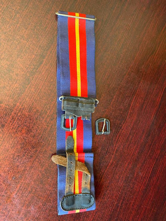 RHODESIA ARMY SERVICES CORPS STABLE BELT-EXTENDED LENGTH 75 CM