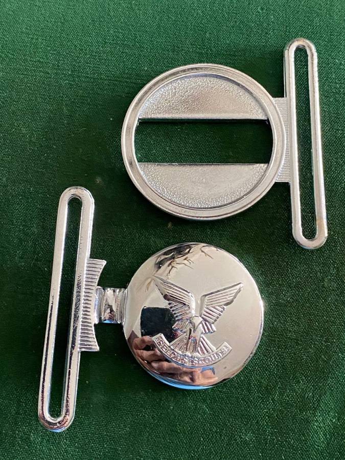 ORIGINAL RHODESIAN SELOUS SCOUTS,STABLE BELT BUCKLE,REUTELER MFG-SALISBURY MAKERS STAMP-MINT CONDITI