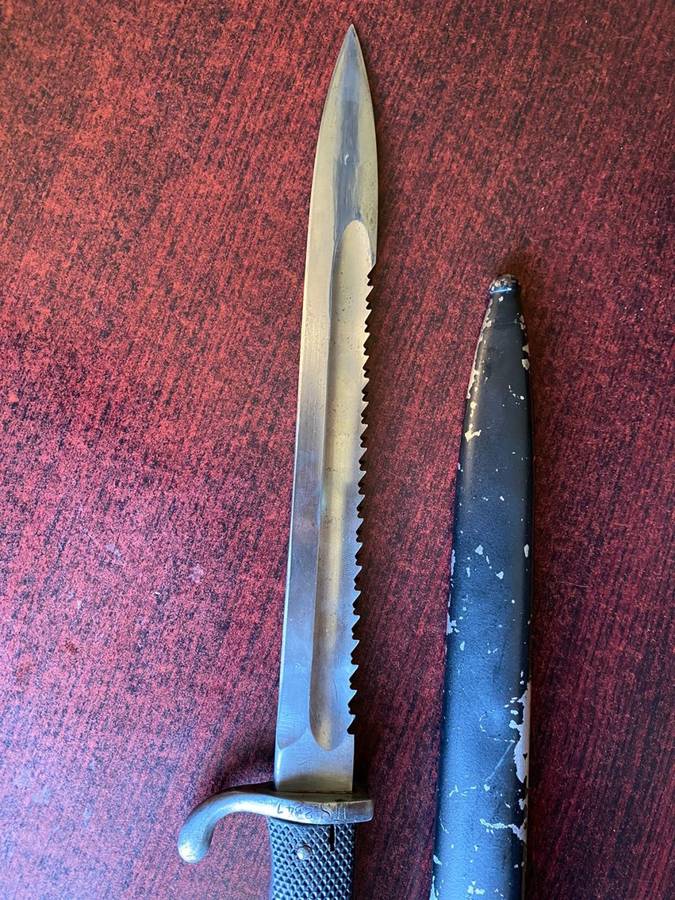 GERMAN KS 98 MADE IN 1912 FOR DEUTSCH SUDWEST AFRICA BY ERFURT-LEATHER GRIPPED AND ERFURT W12 MARKED
