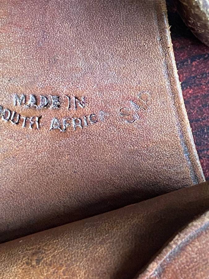 SA MADE (STAMPED) SAP LEE ENFIELD 5 POCKET BANDOLIER-IN VERY GOOD CONDITION