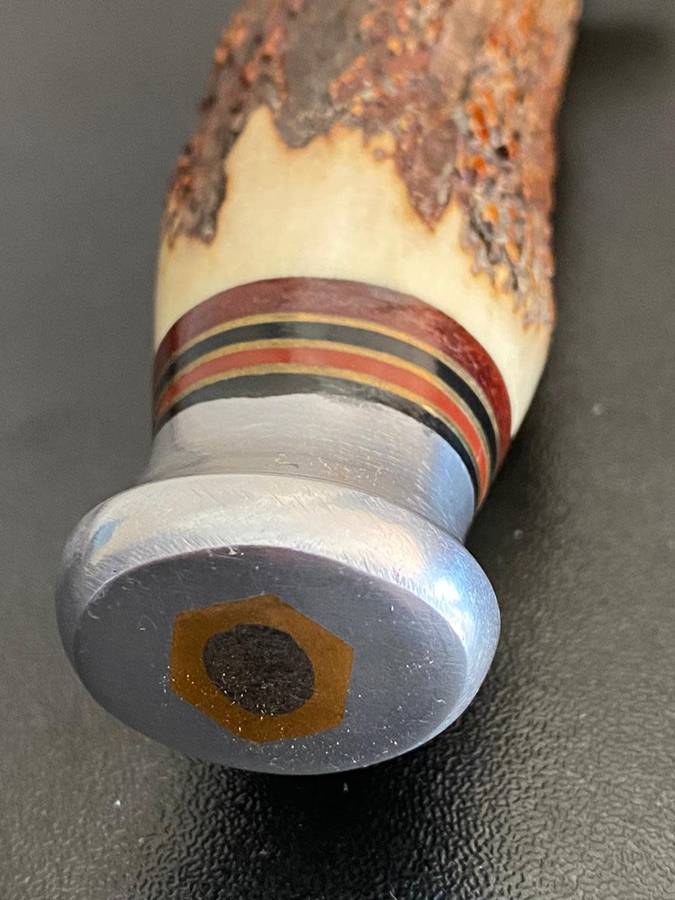 BOWIE-I CUT MY WAY,MADE BY WILLIAM RODGERS,SHEFFIELD ENGLAND-OVERALL LENGTH 30CM-STAGHORN HANDLE,KNI