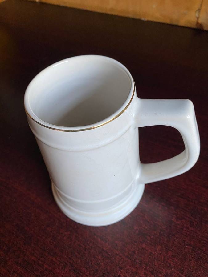 RHODESIA REGIMENT OPERATION REPULSE MUG-WILLSGROVE POTTERY MAKERS MARK-HEIGHT 15 CM-GOOD CONDITION W