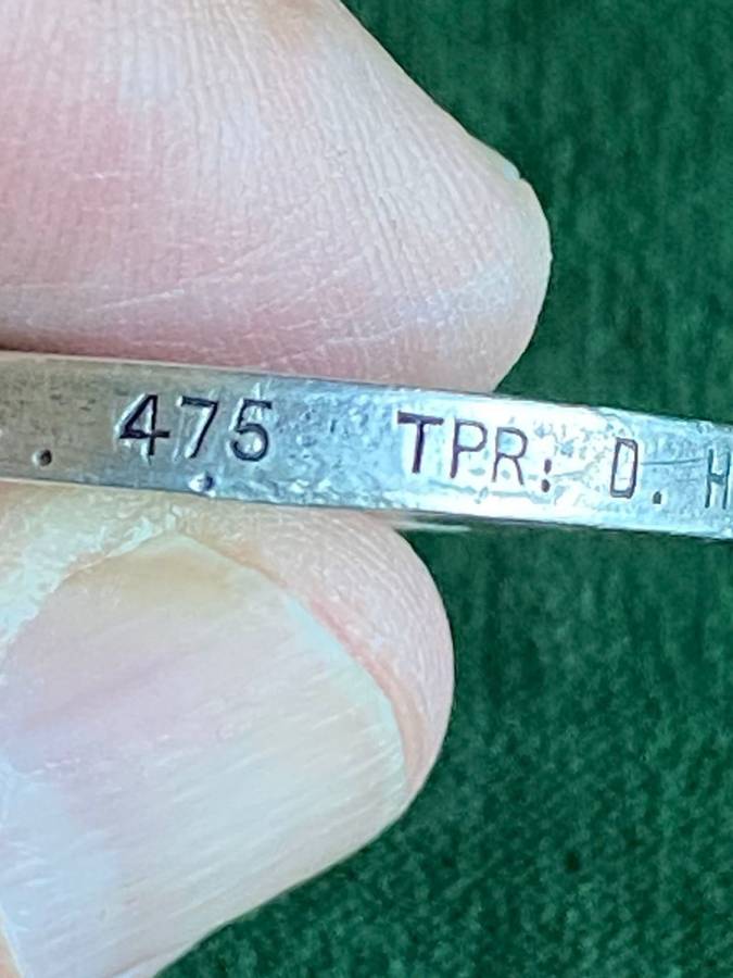 FULL SIZE BOER WAR QSA MEDAL (THREE BARS) CC, OFS, SA 1901- AWARDED TO 475 TPR. D. HIRST KIMBERLEY L