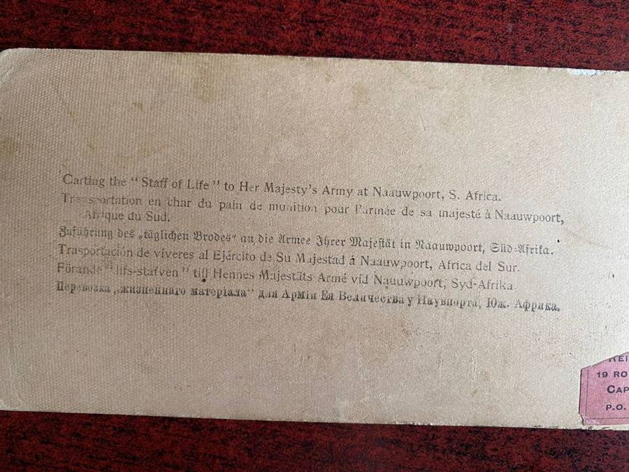 BOER WAR STEREO SCOPIC SLIDES -2 SOLD TOGETHER