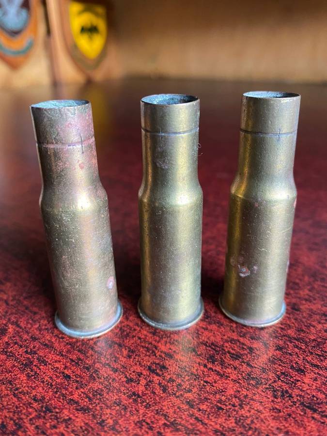 577/.450 MARTINI HENRY CASINGS-3 SOLD TOGETHER-CIRCA 1894-1903