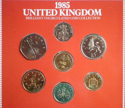 BRITISH 1985 UNCIRCULATED COIN COLLECTION