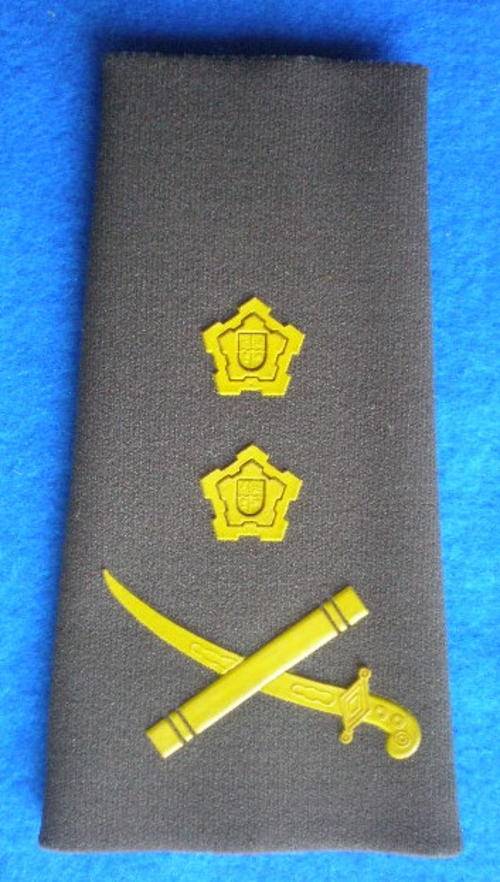 SA ARMY RANK FOR LIEUTENANT GENERAL-RUBBERISED-SINGLE