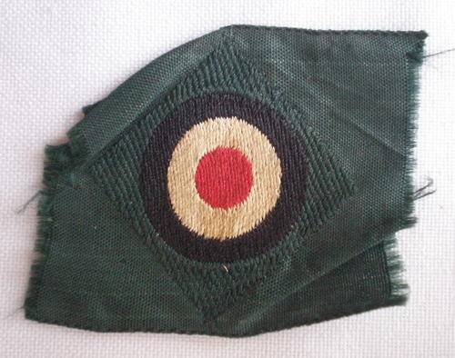 GERMAN ARMY REICH SKOKADE WOVEN IN A SINGLE PATCH FROM RAYON-ORIGINAL