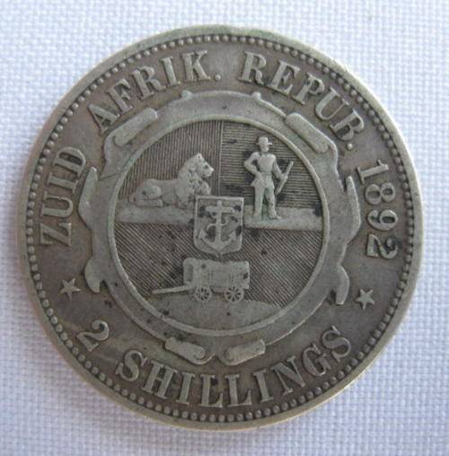 1892 SILVER 2 SHILLINGS-GOOD DEFINITION