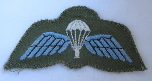 RHODESIA ARMY PARA WINGS-WORK DRESS-ORIGINAL