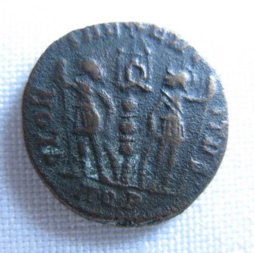 BRONZE ROMAN COIN-CONSTANTINE 1-307-337-DIAMETER 16 MM-GUARANTEED AUTHENTIC