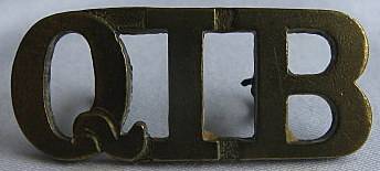 BOER WAR QUEENSLAND IMPERIAL BUSHMAN (AUSTRALIAN) TITLE - 2 LUGS - SCARCE