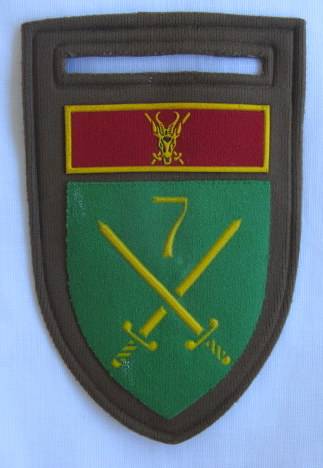 7 INFANTRY DIVISION TUPPER FLASH - ORIGINAL - ONE PIN